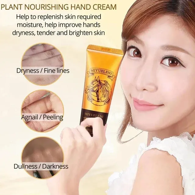 30g Moisture Hand Cream Horse Oil Anti-dryness Hydrating Cream Repair Nourishing Smooth Anti Cream