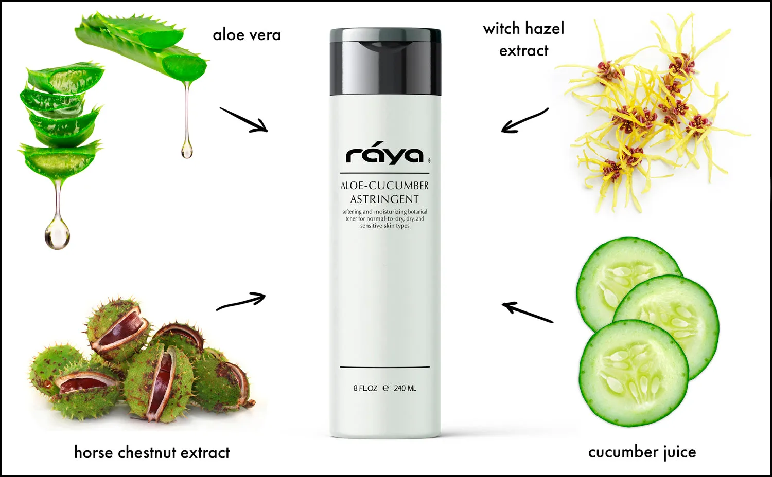 ALOE CUCUMBER ASTRINGENT (202) RAYA SPA