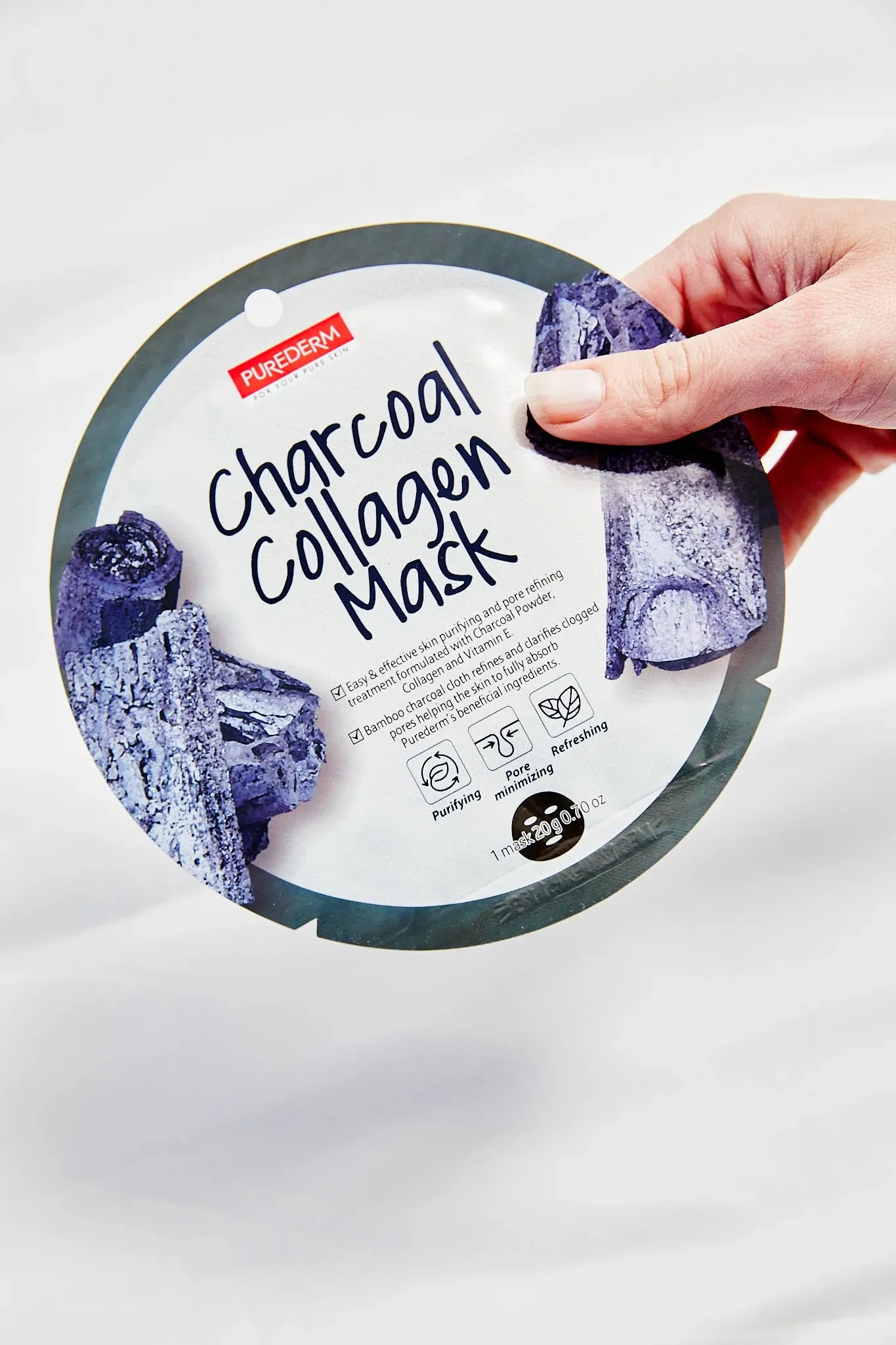 Amirose Purederm Charcoal Collagen Mask