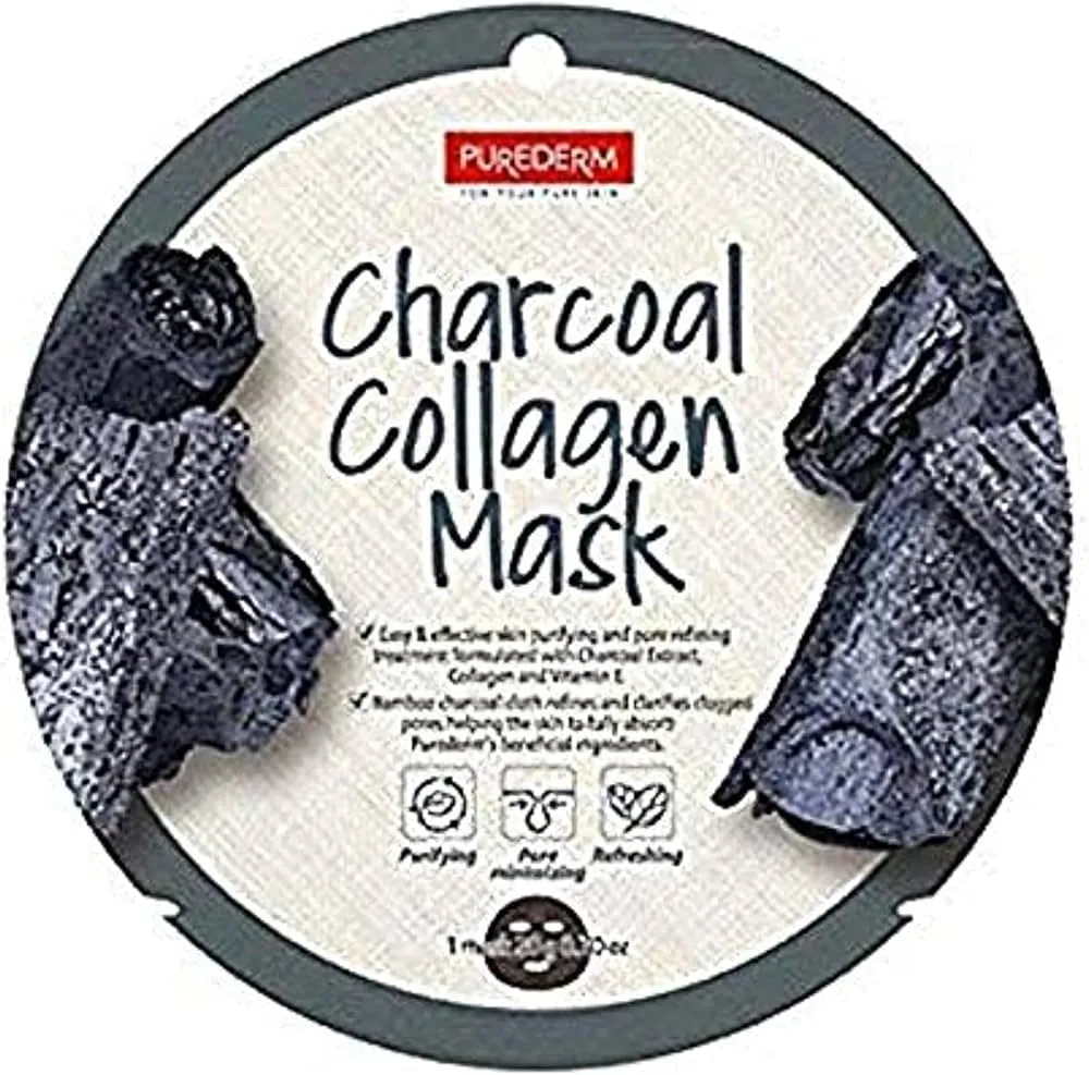 Amirose Purederm Charcoal Collagen Mask