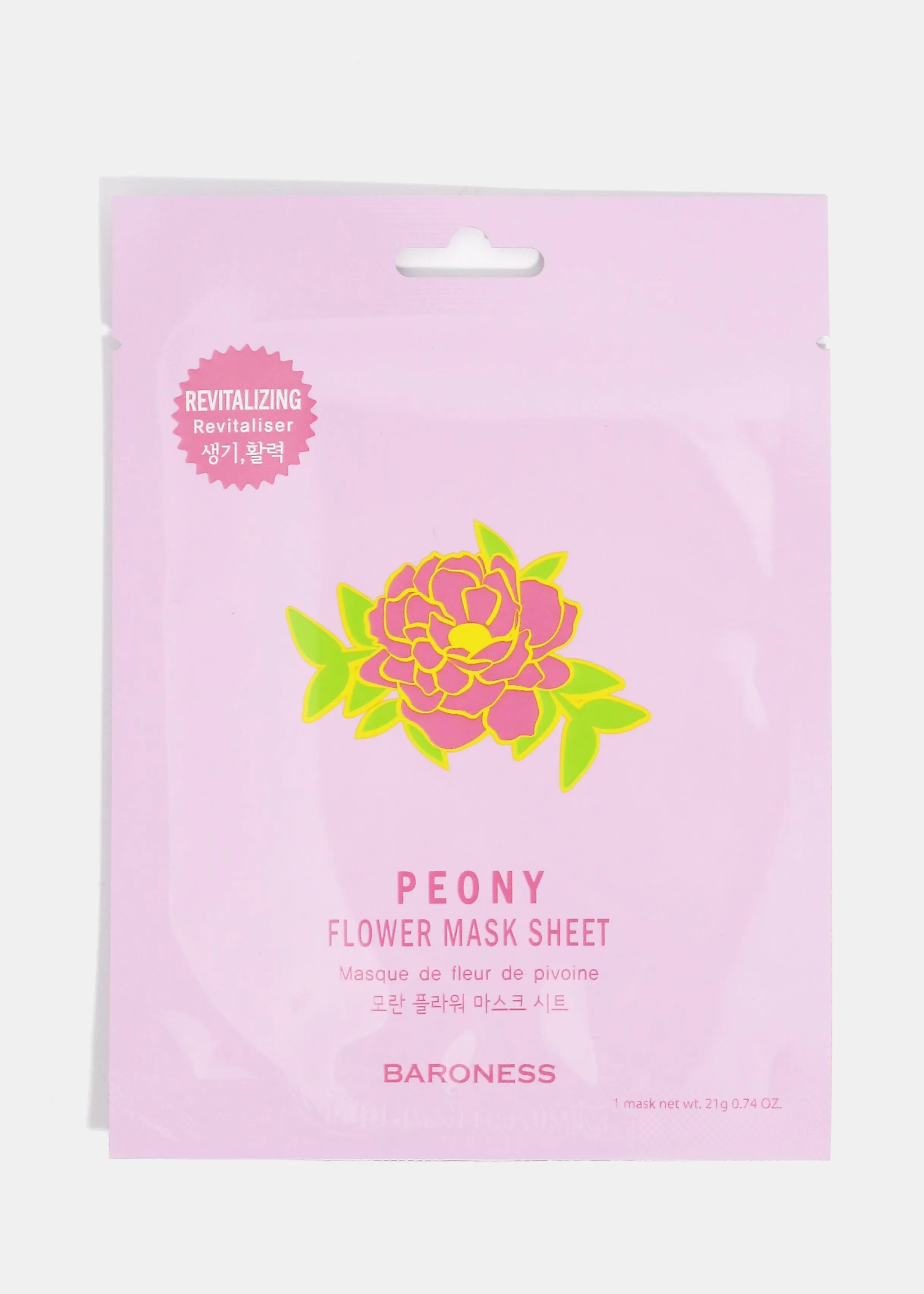 BARONESS Peony Flower Sheet Mask