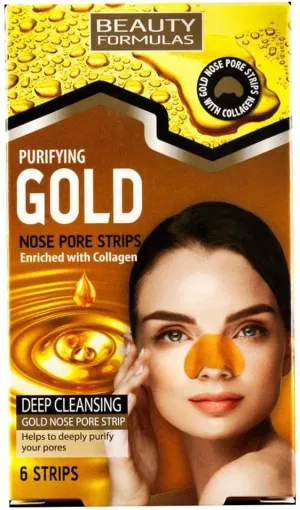 Beauty Formulas Purifying Gold Deep Cleansing Nose Pore Strip