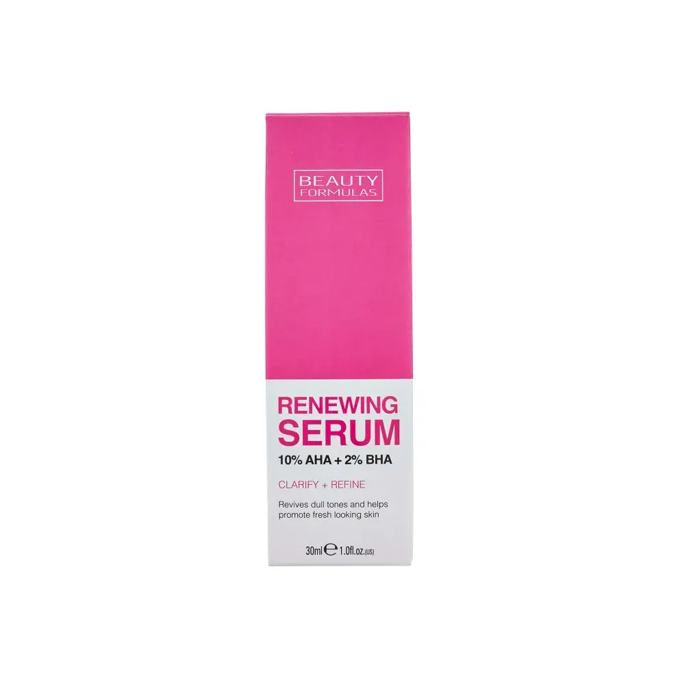 BEAUTY FORMULAS RENEWING AHA & BHA SERUM 30ML