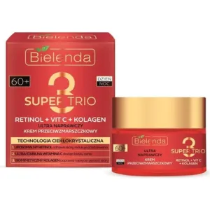 Bielenda Super Trio Retinol Vitamin C Collagen Ultra Repairing Anti-Wrinkle Cream 60  50 ml