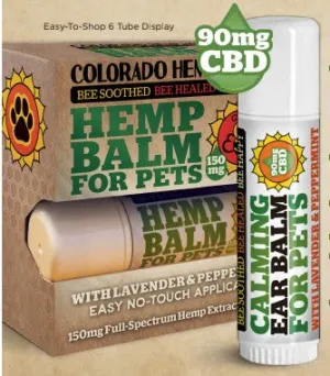 CBD Calming Ear Balm, Lavender & Peppermint (Wholesale case of 6 balms)