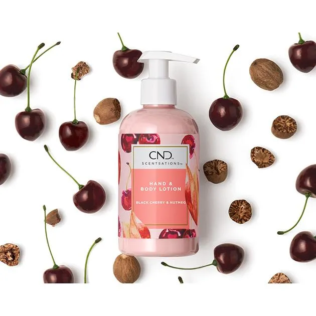 CND Scentsations Lotion, Black Cherry & Nutmeg