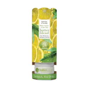 Cuccio Butter Blend Tower, White Limetta and Aloe Vera, 6 pc