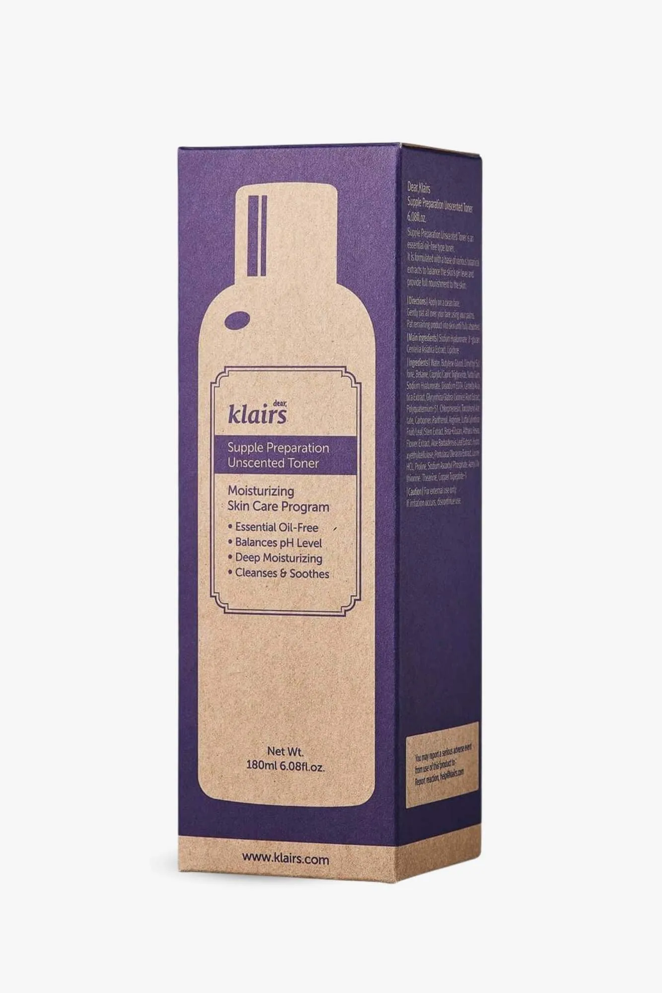 Dear, Klairs - Supple Preparation Toner (Unscented) -  30ml / 180ml