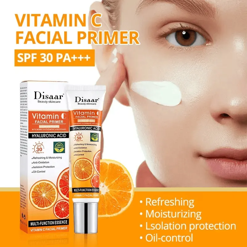 Disaar Vitamin C Hyaluronic Acid Facial Primer SPF 30 PA    - 30g