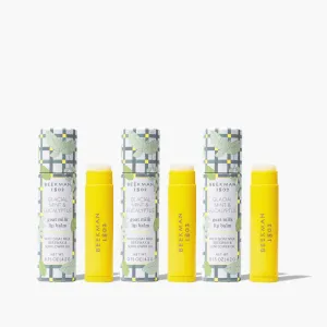 Glacial Mint & Eucalyptus 3-Pack Of Lip Balms