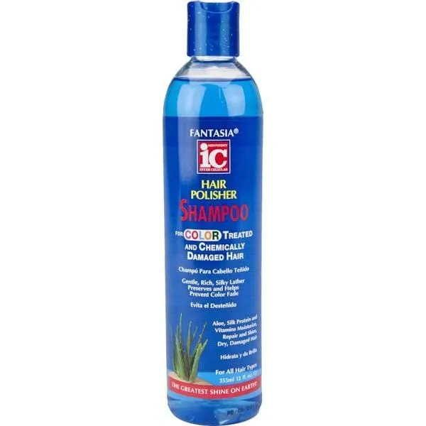 IC Fantasia Shampoo For Color Treated Damaged Hair (Blue) 12 oz