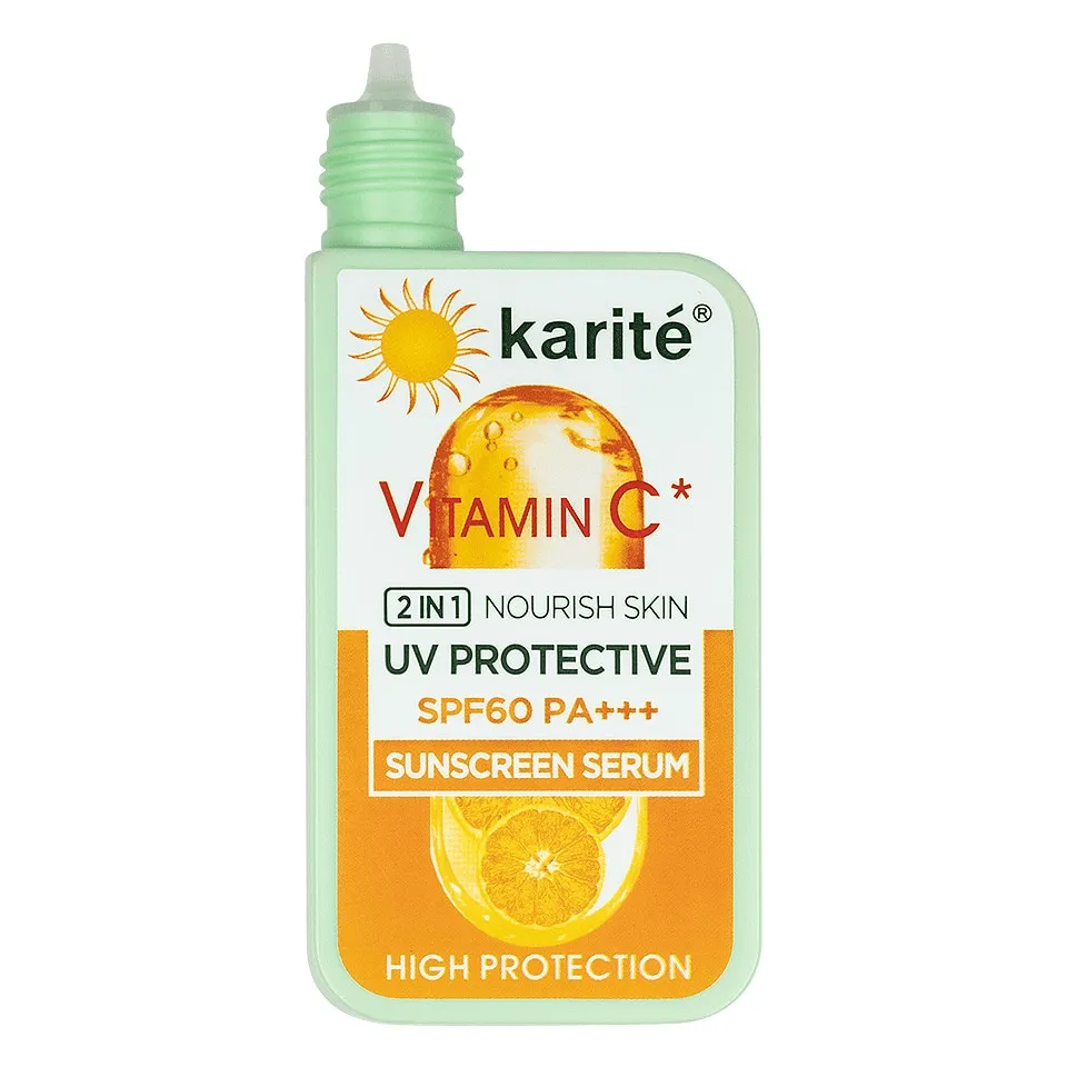 Karite Vitamin C Spf 60 UV Protective Sunscreen Serum - 60ml