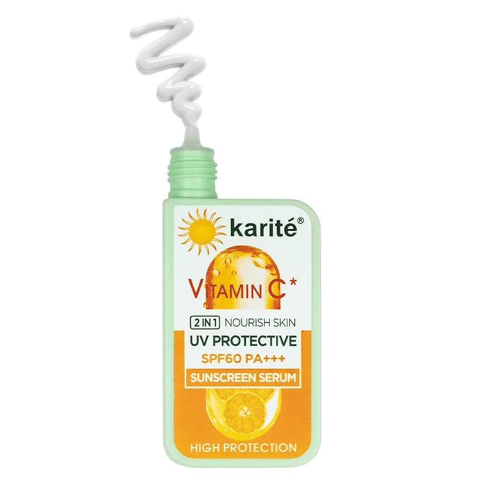 Karite Vitamin C Spf 60 UV Protective Sunscreen Serum - 60ml