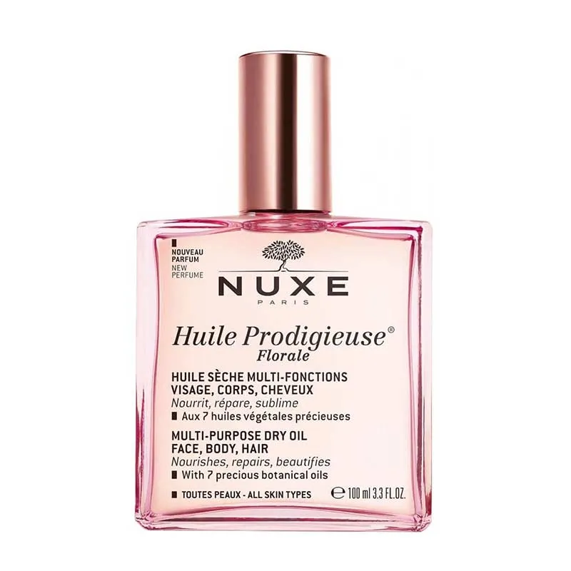 NUXE Huile Prodigieuse Florale   FREE Floral Shower Gel 30ml   Floral Candle