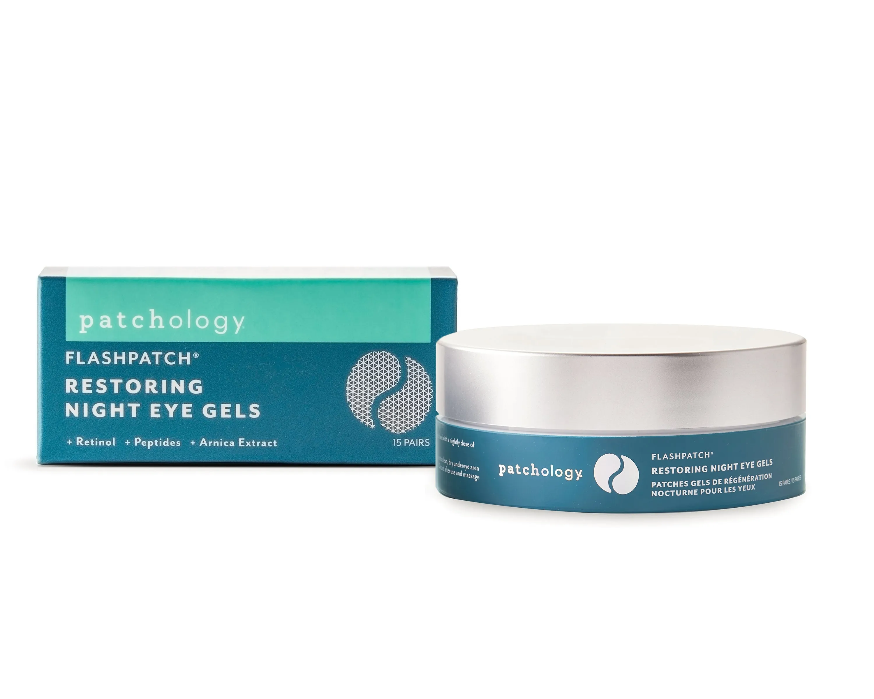 Patchology Restoring Night Eye Gels, 15 pair