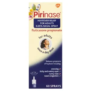 Pirinase Hayfever Nasal Spray 60 Dose (P) (N)