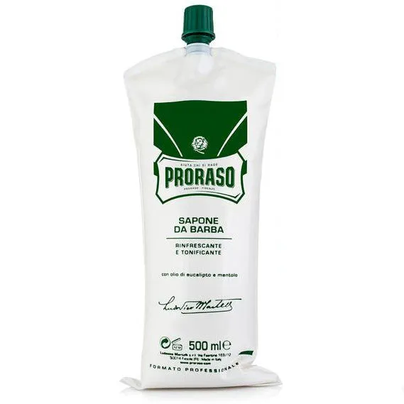 Proraso Eucalyptus & Menthol Refresh Shaving Cream Tube 500ml