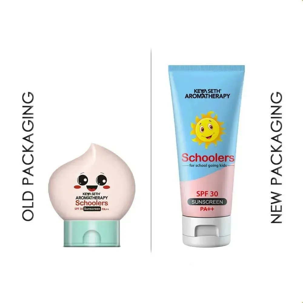 Schoolers Sunscreen SPF 30 PA   for Kids Mineral Based Lotion -Paraben & Sulfate Free