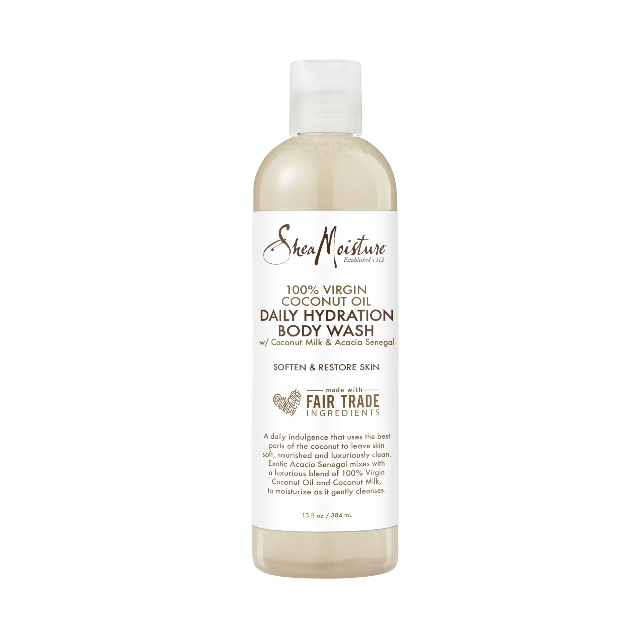 Shea Moisture 100% Virgin Coconut Oil Daily Hydration Body Wash 384ml