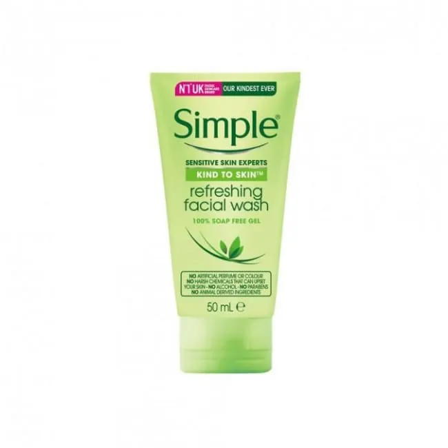 Simple Kind To Skin Refreshing Facial Wash - 50ml