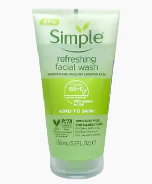 Simple  Kind To Skin Refreshing Facial Wash Gel