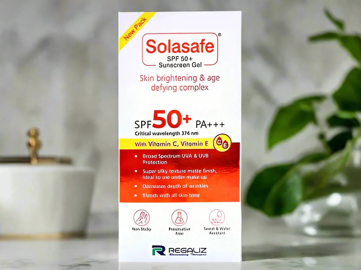 Solasafe SPF 50  Silicone Sunscreen Gel