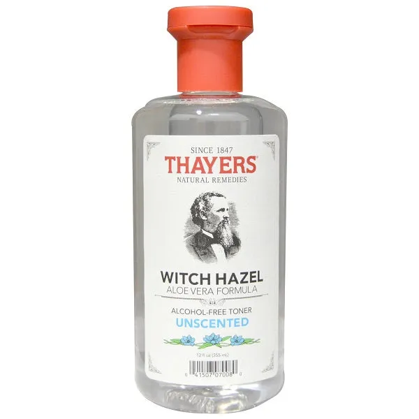 THAYERS - Alochol Free Unscented Witch Hazel Toner with Aloe - 12 fl. oz. (355 ml)