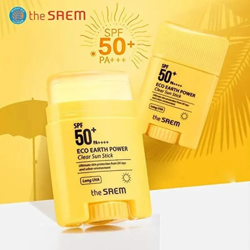 THE SAEM Eco Earth Power Clear Sun Stick SPF50  PA    16g UV Protective Cream