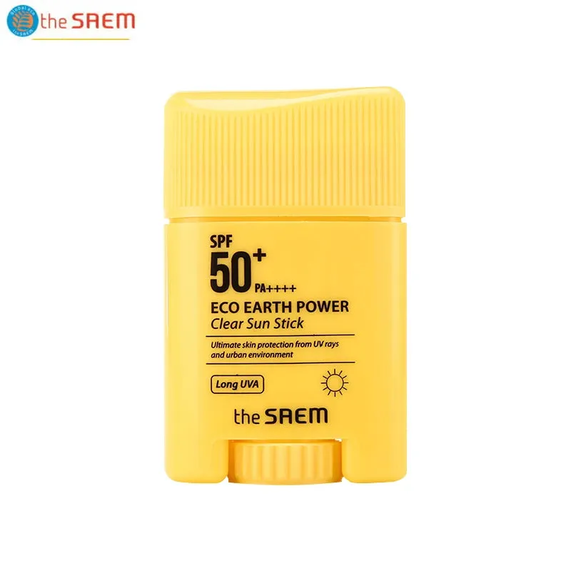 THE SAEM Eco Earth Power Clear Sun Stick SPF50  PA    16g UV Protective Cream