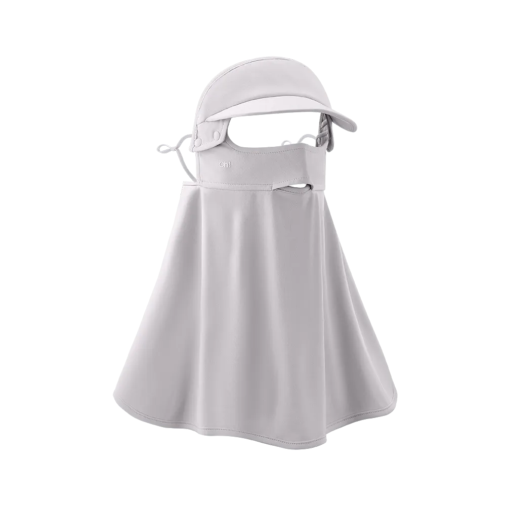 Unisex Sunscreen Face Cover with Detachable Brim UPF 50  Mask